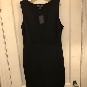 Forever 21+ Deep V Bodycon Dress